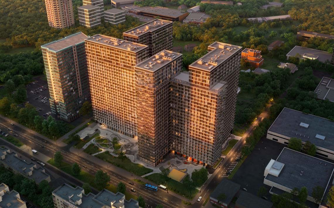 ЖК Наметкин Тауэр - фасадные кассеты 14 000 кв.м